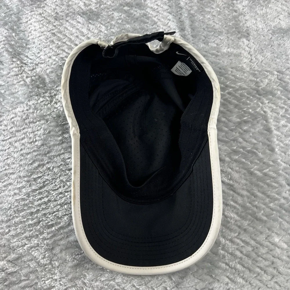 Nike Court Featherlight Dri-FIT Tennis Hat Black Adjustable Cap Performance OSFM